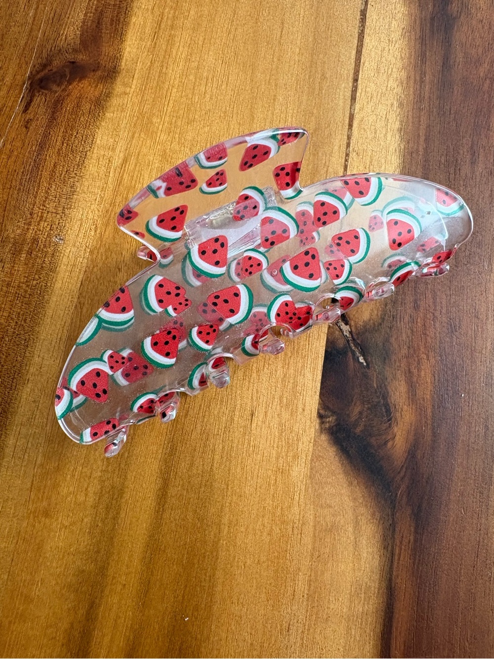 🛍️ Forever 21 Sophi Hair Claw Clip Lot 3 Pc Watermelon Rainbow Daisy Butterfly - Picture 5 of 9